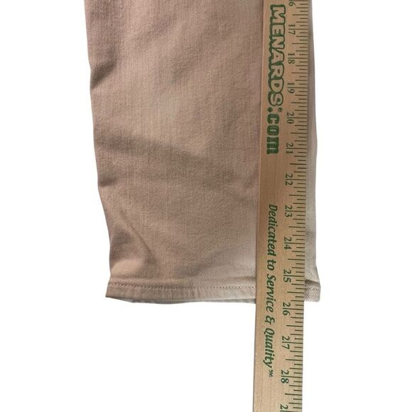 Athleta Women's Size 8 Beige neutral Flex Straight Cropped High Rise Jeans - Picture 8 of 16